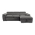 8228GY* (2)2-Piece Sectional with Adjustable Headrests, Pull-out Bed and Right Chaise with Hidden Storage - 8228GY* - Bien Home Furniture & Electronics