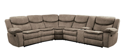 8230FBR*SC (3)3-Piece Sectional with Right Console - 8230FBR*SC - Bien Home Furniture &amp; Electronics