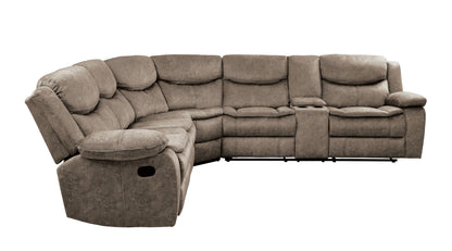 8230FBR*SC (3)3-Piece Sectional with Right Console - 8230FBR*SC - Bien Home Furniture &amp; Electronics