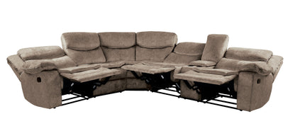 8230FBR*SC (3)3-Piece Sectional with Right Console - 8230FBR*SC - Bien Home Furniture &amp; Electronics
