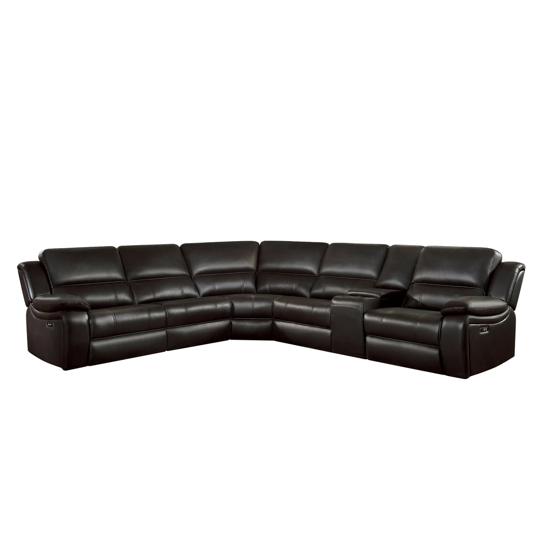 8260DB*6PW (6)6-Piece Modular Power Reclining Sectional - 8260DB*6PW - Bien Home Furniture &amp; Electronics