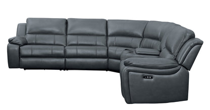 8260GY*6PW (6)6-Piece Modular Power Reclining Sectional - 8260GY*6PW - Bien Home Furniture &amp; Electronics