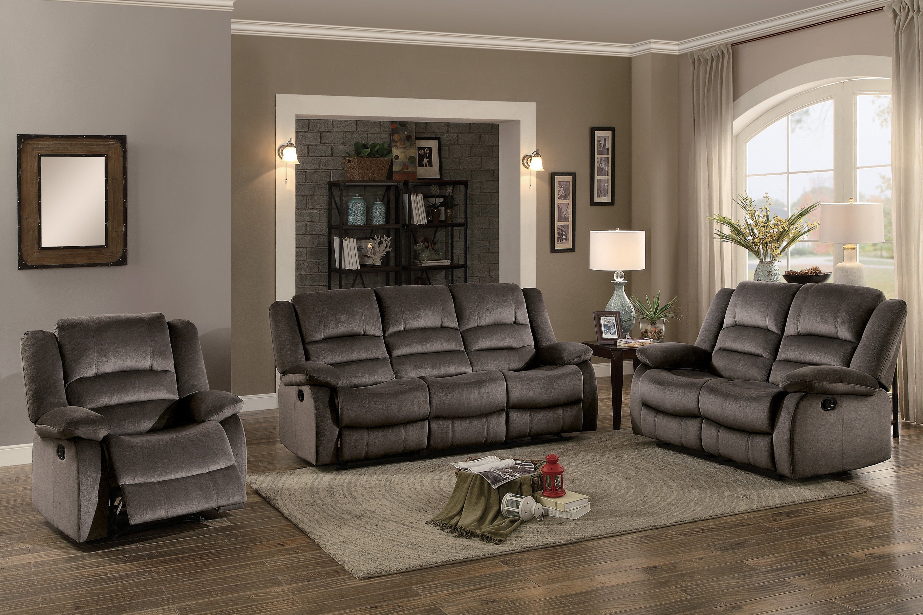 8329CH-2 Double Reclining Loveseat - 8329CH-2 - Bien Home Furniture &amp; Electronics