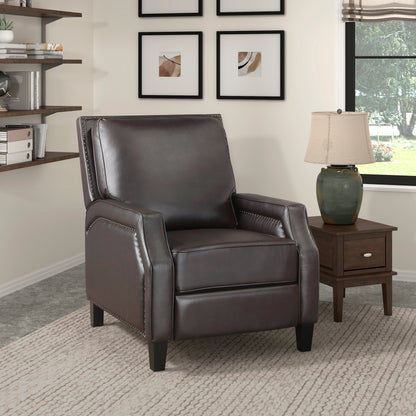 8504DBR-1 Push Back Reclining Chair - 8504DBR-1 - Bien Home Furniture &amp; Electronics