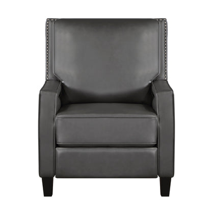 8504GRY-1 Push Back Reclining Chair - 8504GRY-1 - Bien Home Furniture &amp; Electronics