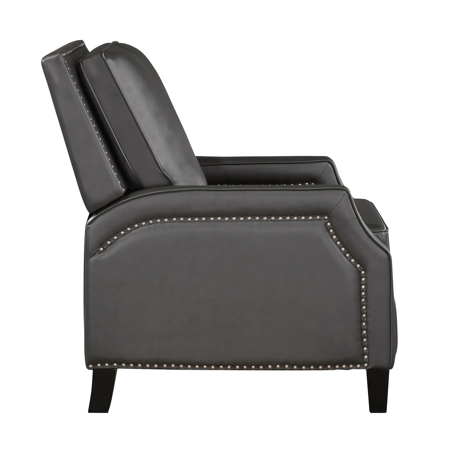 8504GRY-1 Push Back Reclining Chair - 8504GRY-1 - Bien Home Furniture &amp; Electronics