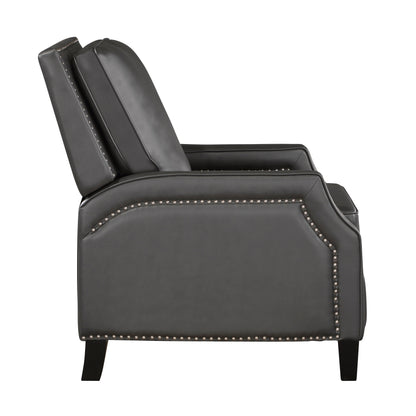 8504GRY-1 Push Back Reclining Chair - 8504GRY-1 - Bien Home Furniture &amp; Electronics