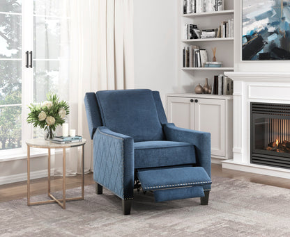 8505BU-1 Push Back Reclining Chair - 8505BU-1 - Bien Home Furniture &amp; Electronics