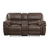 8517BRW-2 Double Reclining Love Seat with Center Console - 8517BRW-2 - Bien Home Furniture & Electronics