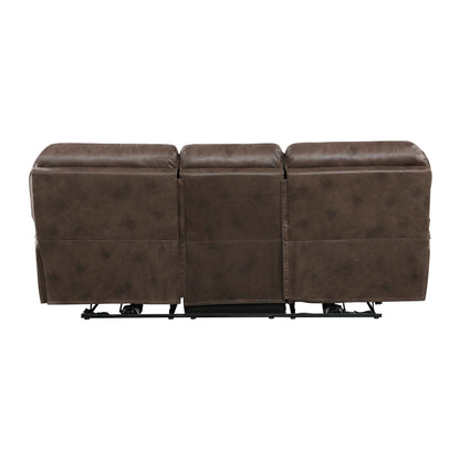8517BRW*2PW 2pc Set: Sofa, Love (Power) - 8517BRW*2PW - Bien Home Furniture &amp; Electronics