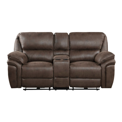 8517BRW*2PW 2pc Set: Sofa, Love (Power) - 8517BRW*2PW - Bien Home Furniture &amp; Electronics