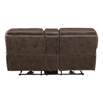 8517BRW*2PW 2pc Set: Sofa, Love (Power) - 8517BRW*2PW - Bien Home Furniture &amp; Electronics