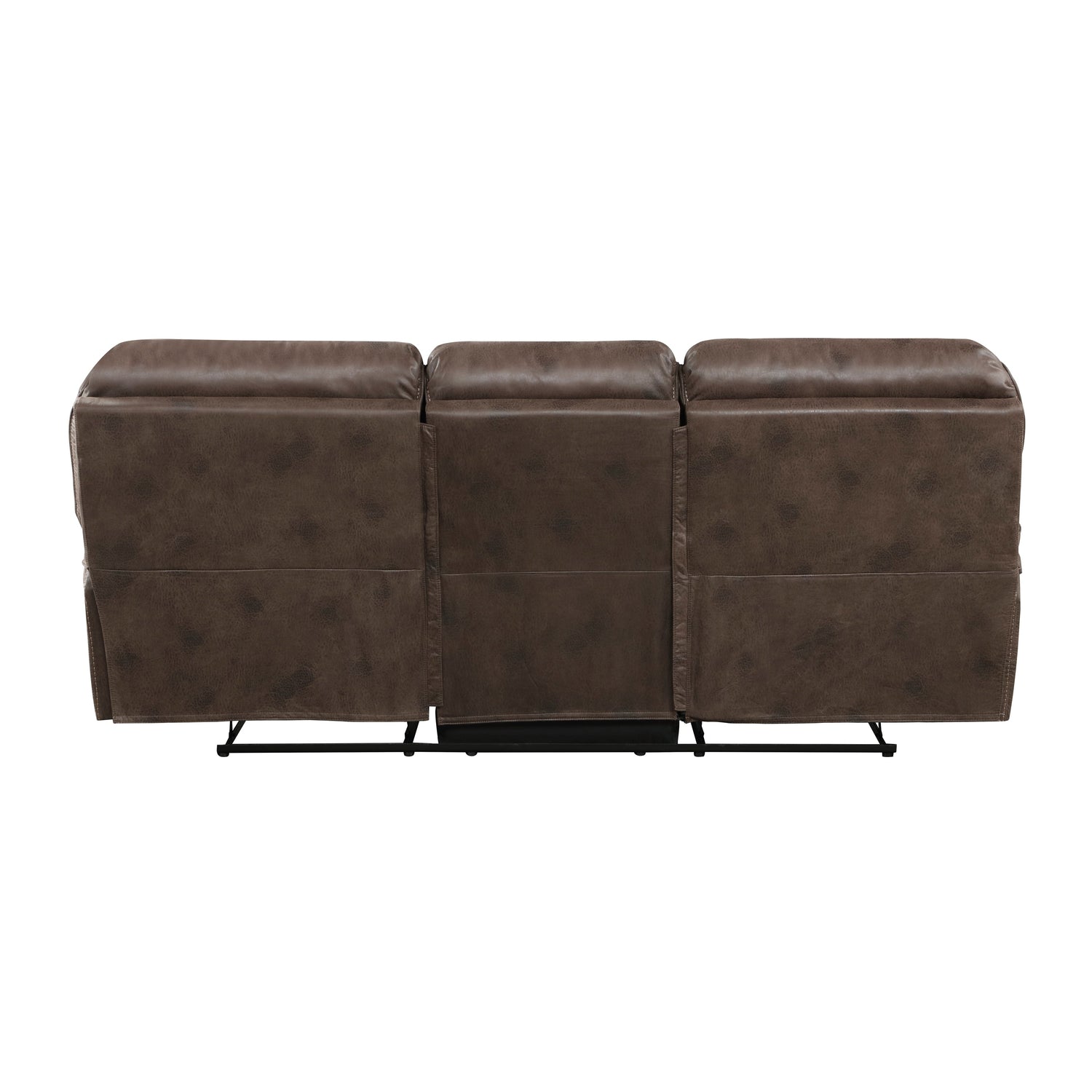 8517BRW-3 Double Reclining Sofa - 8517BRW-3 - Bien Home Furniture &amp; Electronics