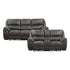 8517GRY*2PW 2pc Set: Sofa, Love (Power) - 8517GRY*2PW - Bien Home Furniture & Electronics