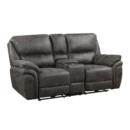8517GRY*2PW 2pc Set: Sofa, Love (Power) - 8517GRY*2PW - Bien Home Furniture &amp; Electronics