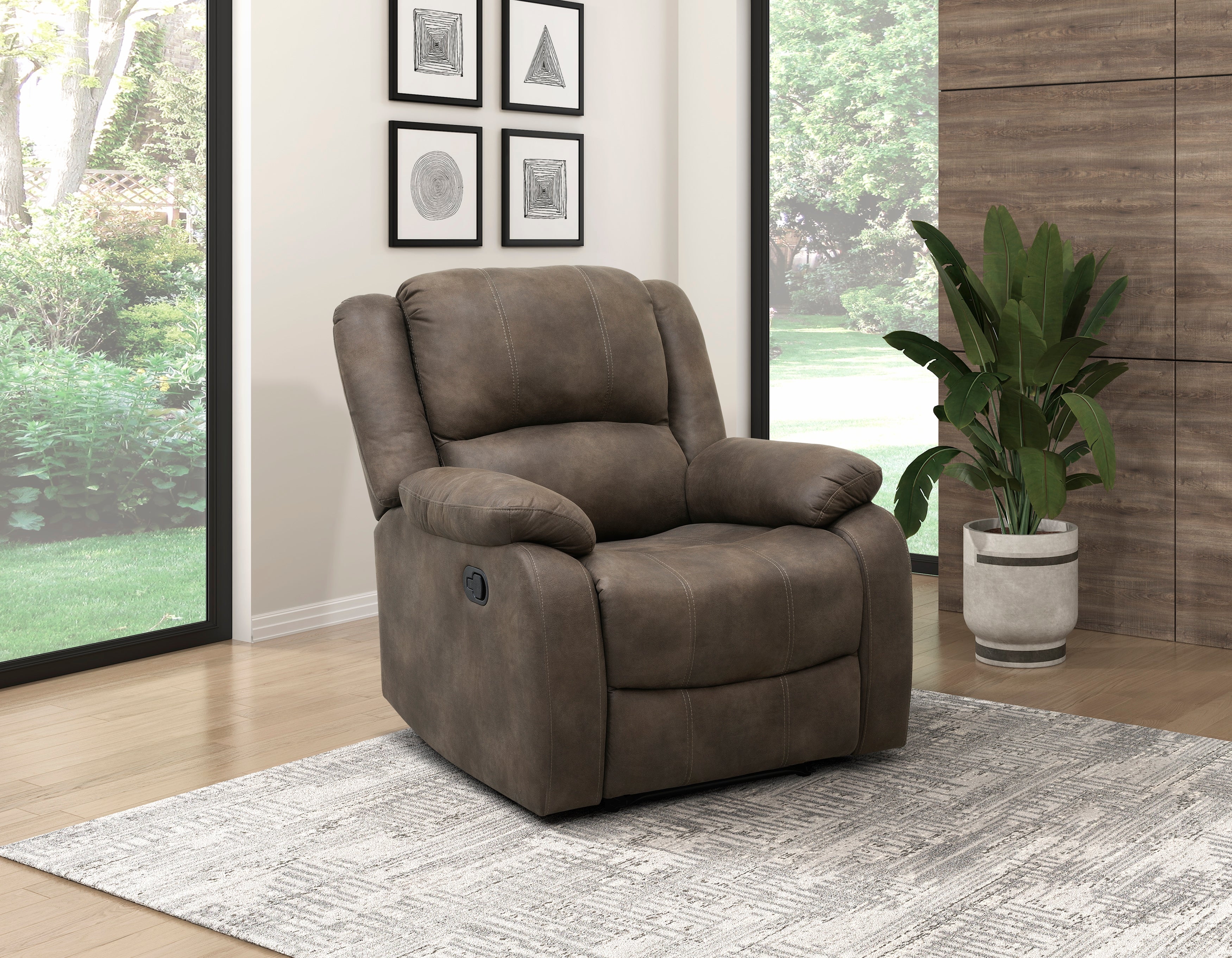 8526BR-1 Reclining Chair - 8526BR-1 - Bien Home Furniture &amp; Electronics