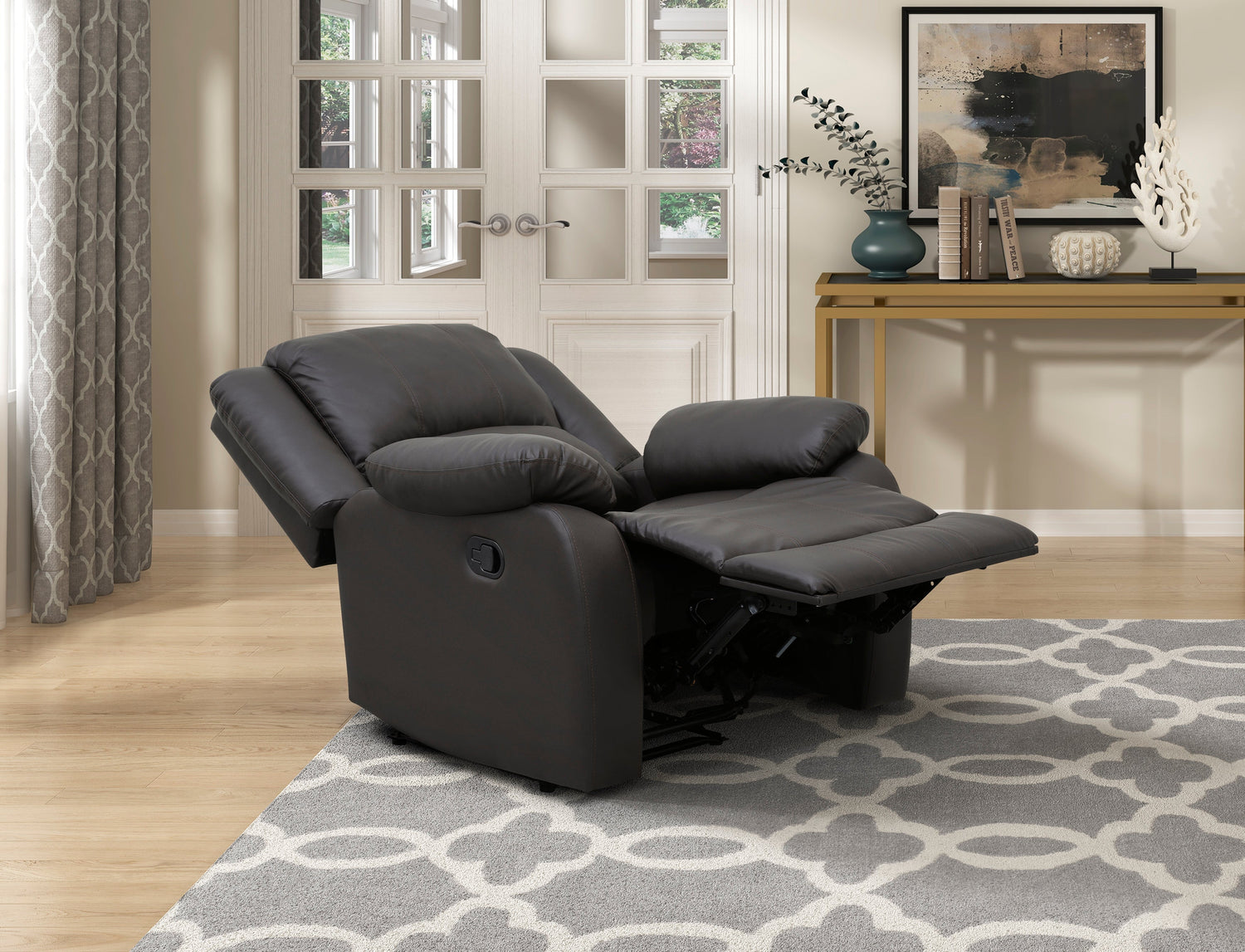 8526DBPU-1 Reclining Chair - 8526DBPU-1 - Bien Home Furniture &amp; Electronics