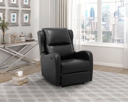 8527BLK-1 Reclining Chair - 8527BLK-1 - Bien Home Furniture &amp; Electronics