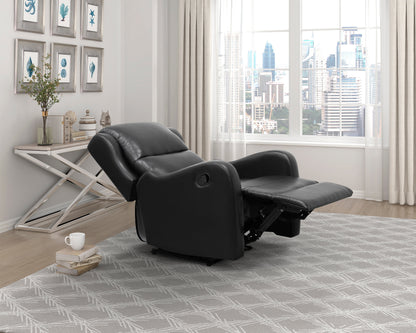 8527BLK-1 Reclining Chair - 8527BLK-1 - Bien Home Furniture &amp; Electronics