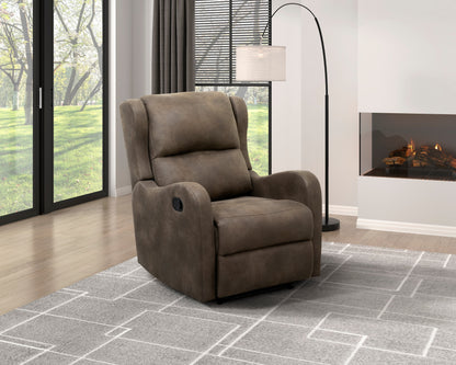8527BRW-1 Reclining Chair - 8527BRW-1 - Bien Home Furniture &amp; Electronics