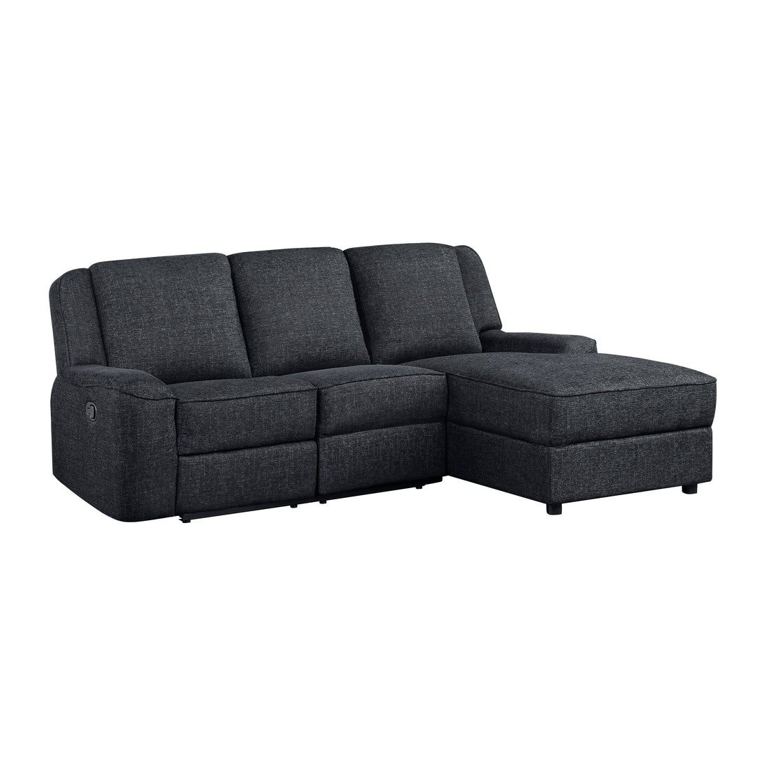 8530EB*SC (2)2-Piece Reclining Sectional with Right Chaise - 8530EB*SC - Bien Home Furniture &amp; Electronics