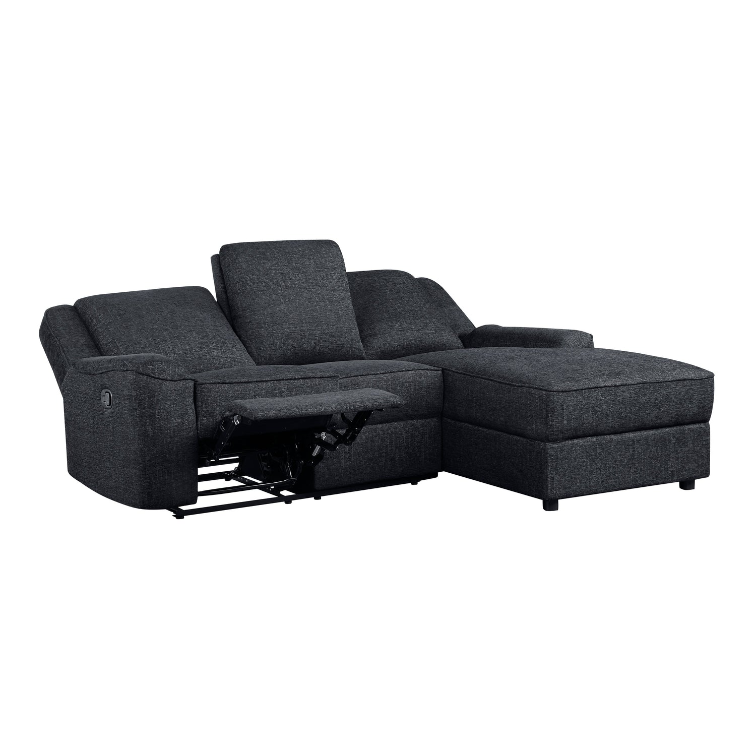 8530EB*SC (2)2-Piece Reclining Sectional with Right Chaise - 8530EB*SC - Bien Home Furniture &amp; Electronics