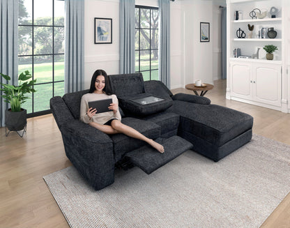 8530EB*SC (2)2-Piece Reclining Sectional with Right Chaise - 8530EB*SC - Bien Home Furniture &amp; Electronics