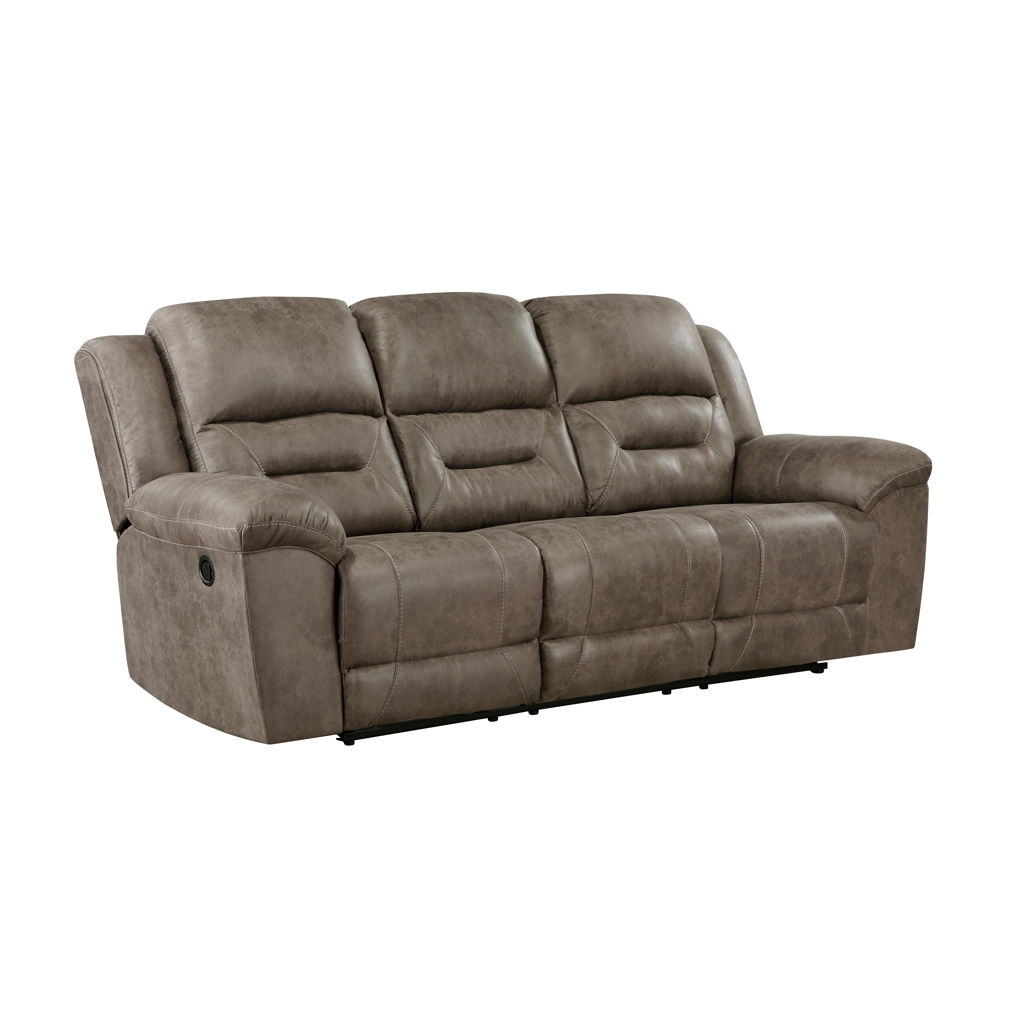 8538BR-3 Double Reclining Sofa - 8538BR-3 - Bien Home Furniture &amp; Electronics