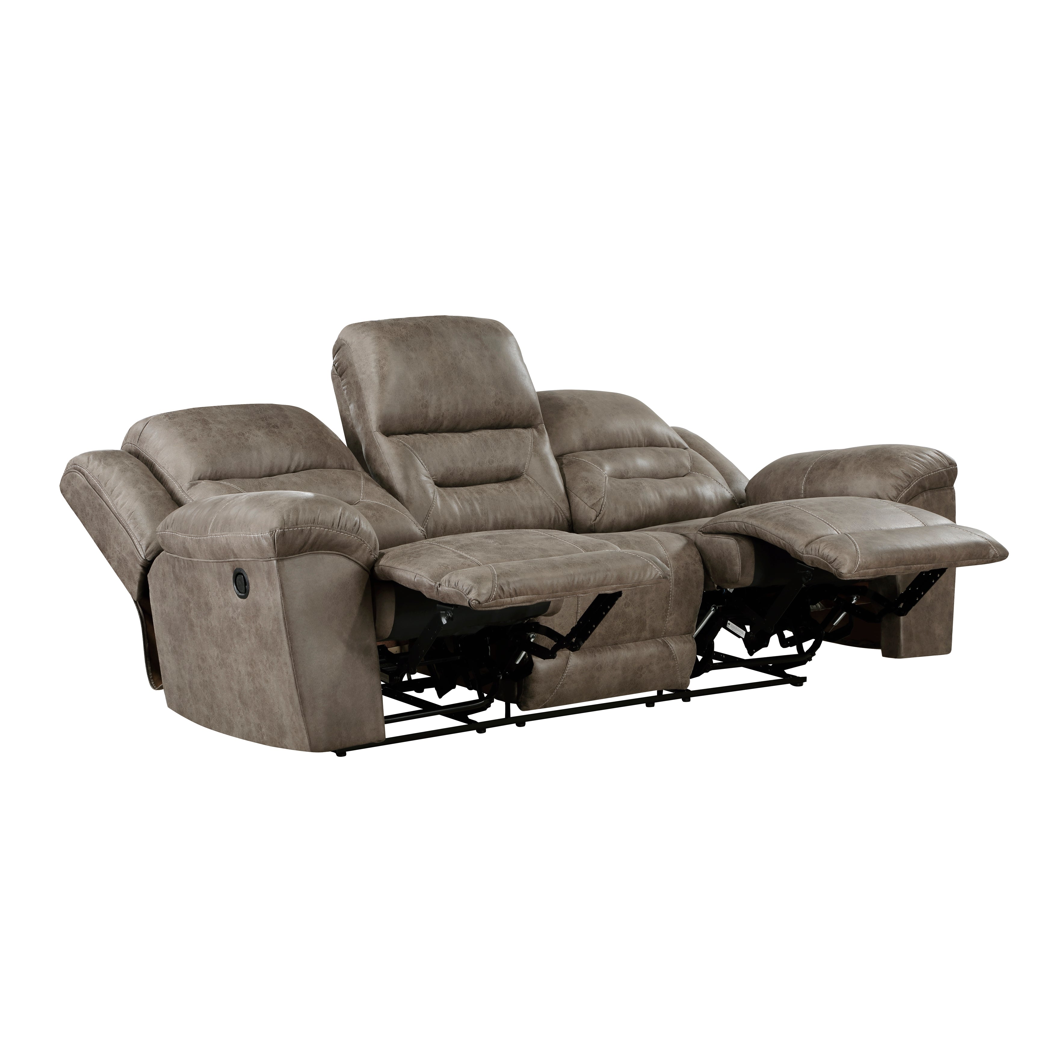 8538BR-3 Double Reclining Sofa - 8538BR-3 - Bien Home Furniture &amp; Electronics