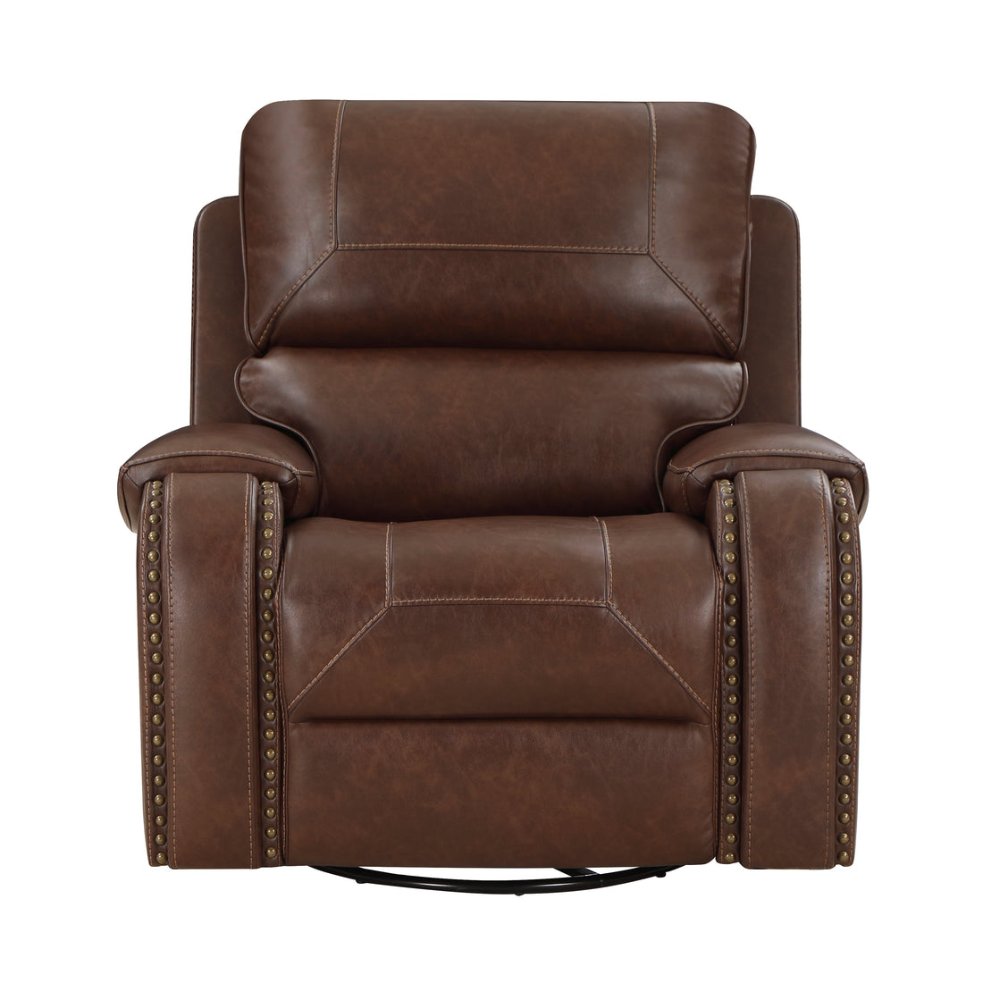 8549BRW-1 Swivel Glider Reclining Chair - 8549BRW-1 - Bien Home Furniture &amp; Electronics