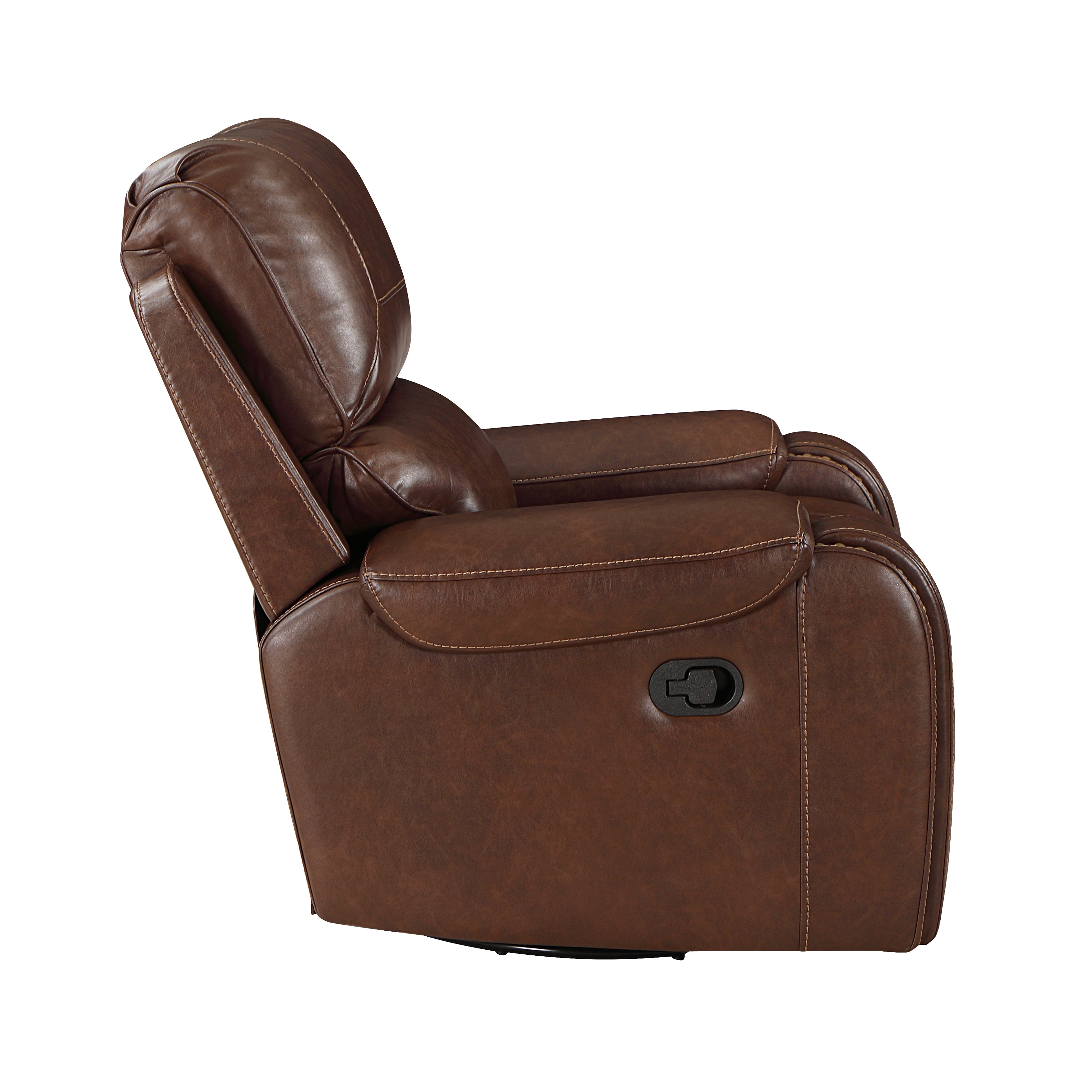 8549BRW-1 Swivel Glider Reclining Chair - 8549BRW-1 - Bien Home Furniture &amp; Electronics