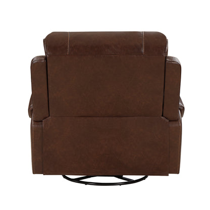 8549BRW-1 Swivel Glider Reclining Chair - 8549BRW-1 - Bien Home Furniture &amp; Electronics