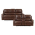 8549BRW*2 2pc Set: Sofa, Love - 8549BRW*2 - Bien Home Furniture & Electronics