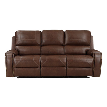 8549BRW*2 2pc Set: Sofa, Love - 8549BRW*2 - Bien Home Furniture &amp; Electronics
