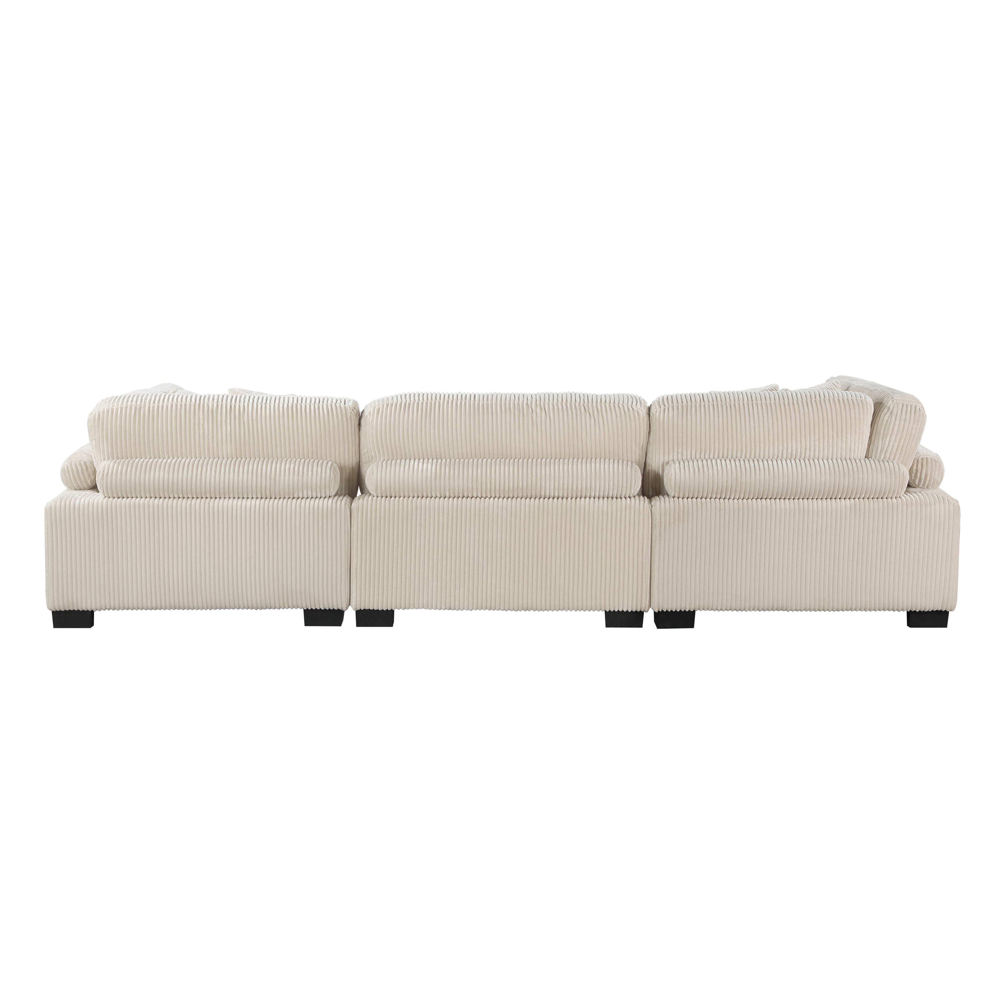 8555BE*4OT (4)4-Piece Modular Sectional with Ottoman - 8555BE*4OT - Bien Home Furniture &amp; Electronics