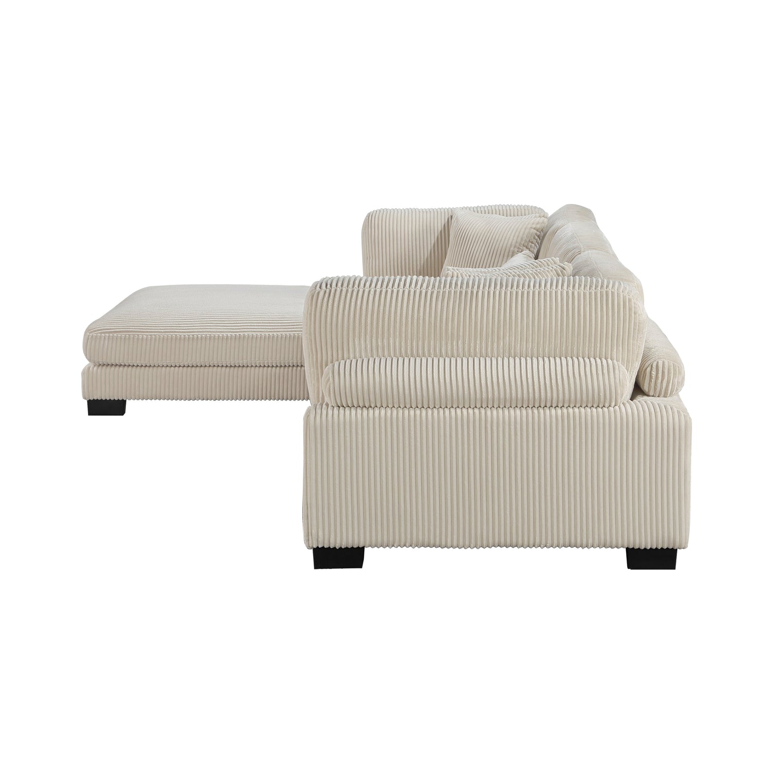 8555BE*4OT (4)4-Piece Modular Sectional with Ottoman - 8555BE*4OT - Bien Home Furniture &amp; Electronics