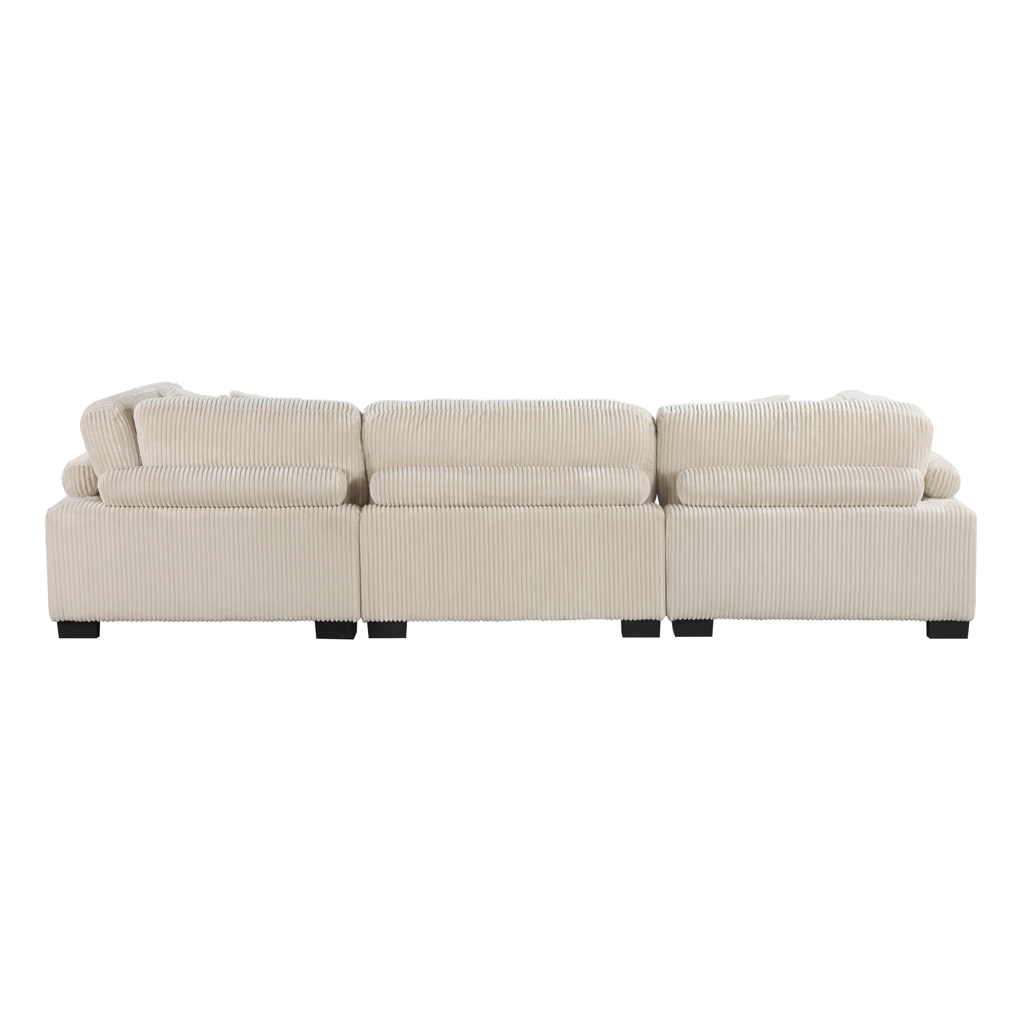 8555BE*4OT (4)4-Piece Modular Sectional with Ottoman - 8555BE*4OT - Bien Home Furniture &amp; Electronics