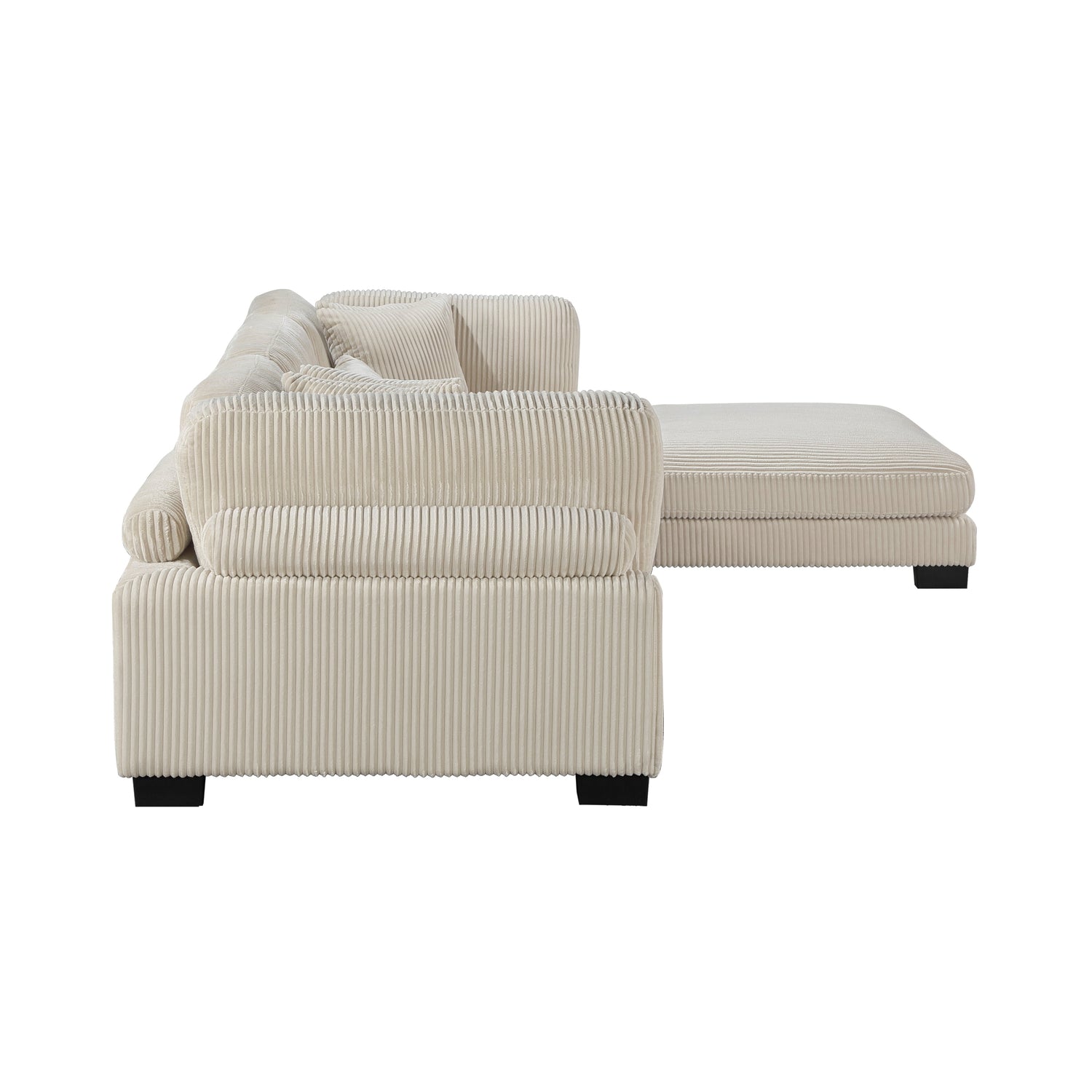 8555BE*4OT (4)4-Piece Modular Sectional with Ottoman - 8555BE*4OT - Bien Home Furniture &amp; Electronics