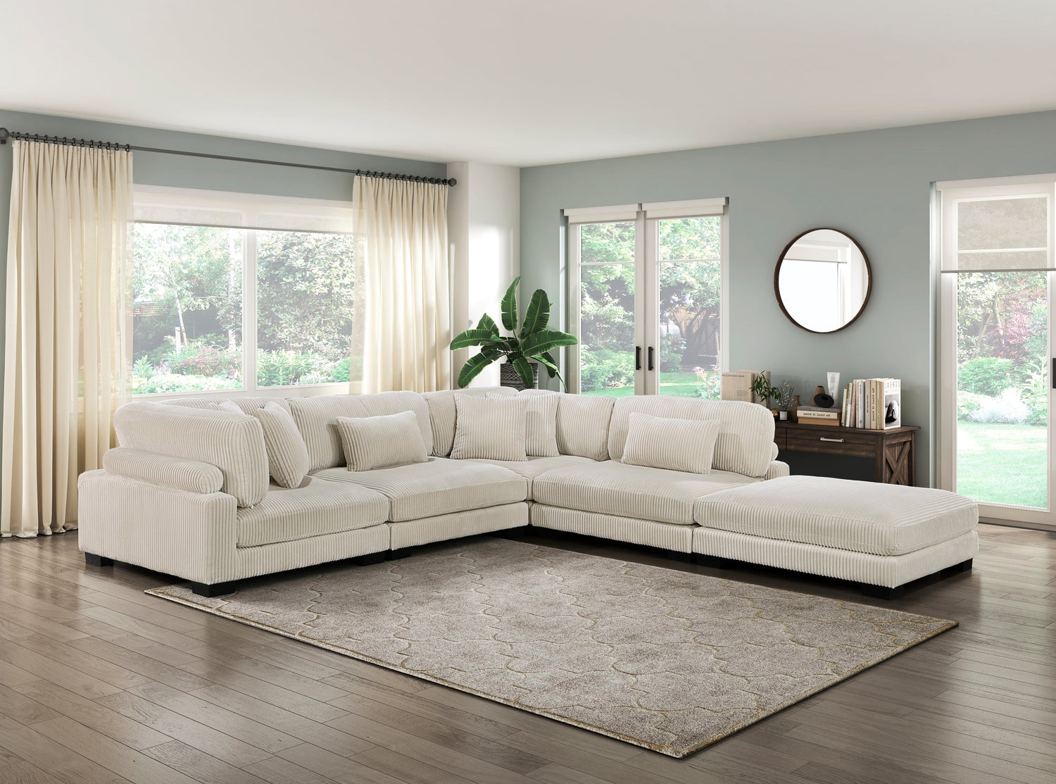 8555BE*4SC (4)4-Piece Modular Sectional - 8555BE*4SC - Bien Home Furniture &amp; Electronics