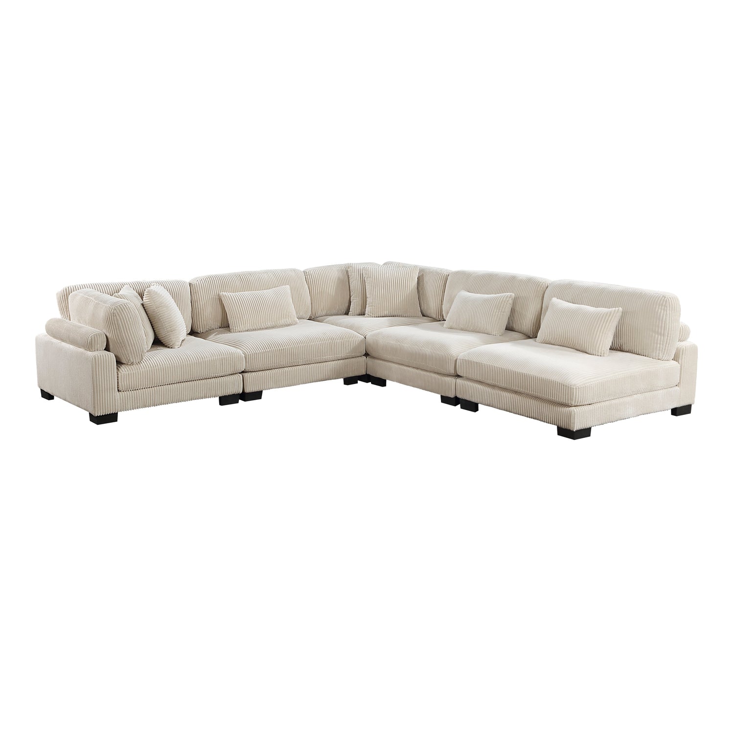 8555BE*5SC (5)5-Piece Modular Sectional - 8555BE*5SC - Bien Home Furniture &amp; Electronics