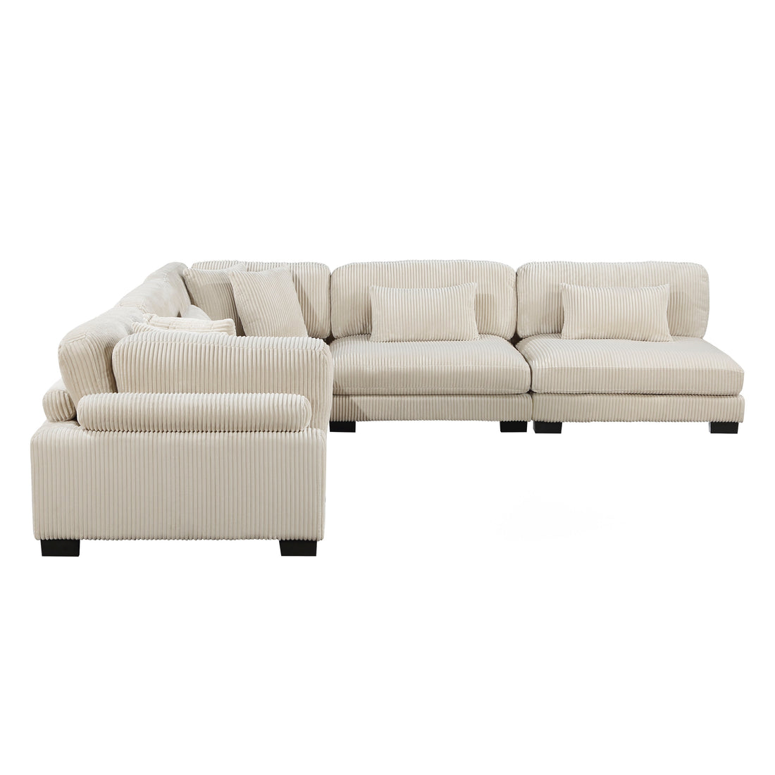8555BE*5SC (5)5-Piece Modular Sectional - 8555BE*5SC - Bien Home Furniture &amp; Electronics