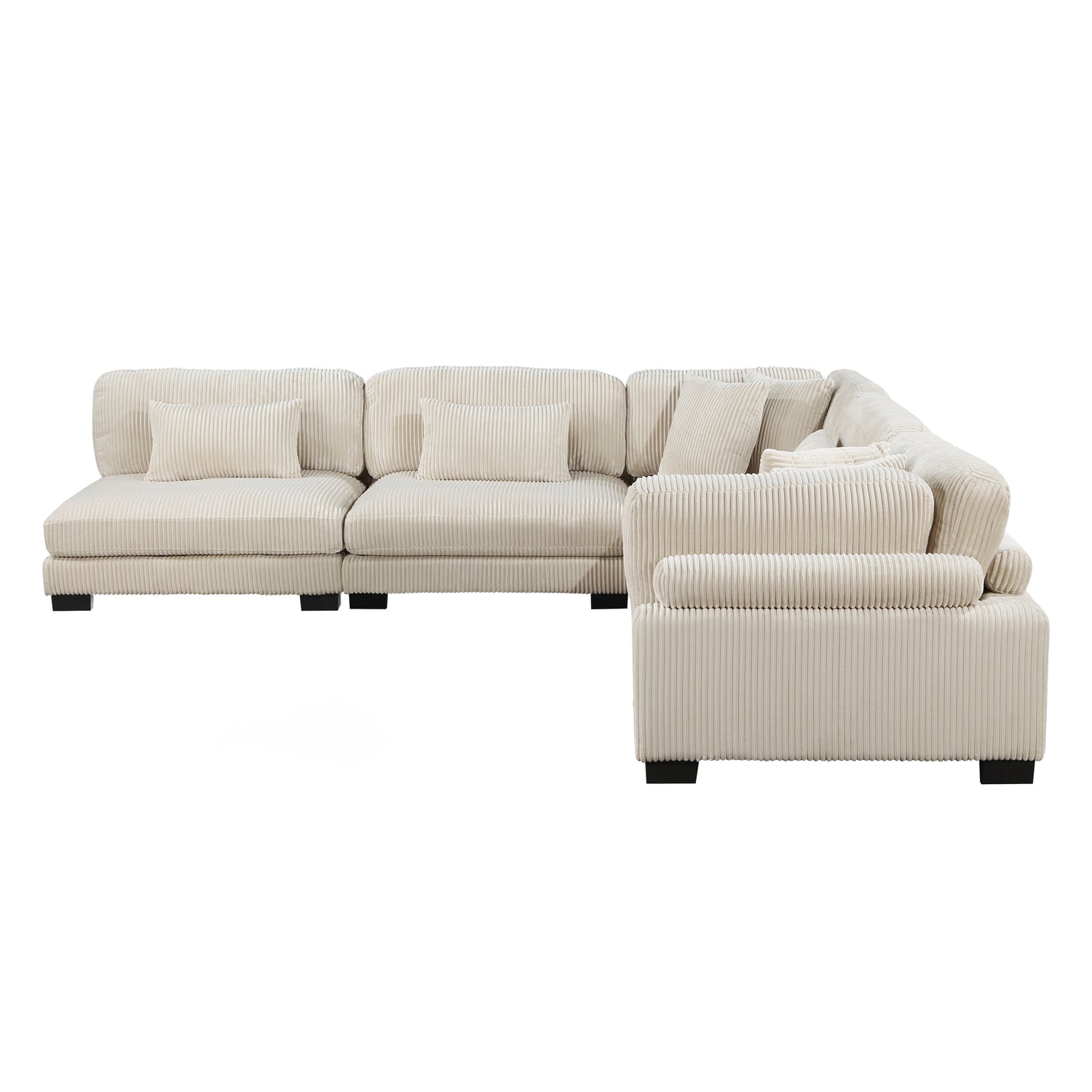 8555BE*5SC (5)5-Piece Modular Sectional - 8555BE*5SC - Bien Home Furniture &amp; Electronics
