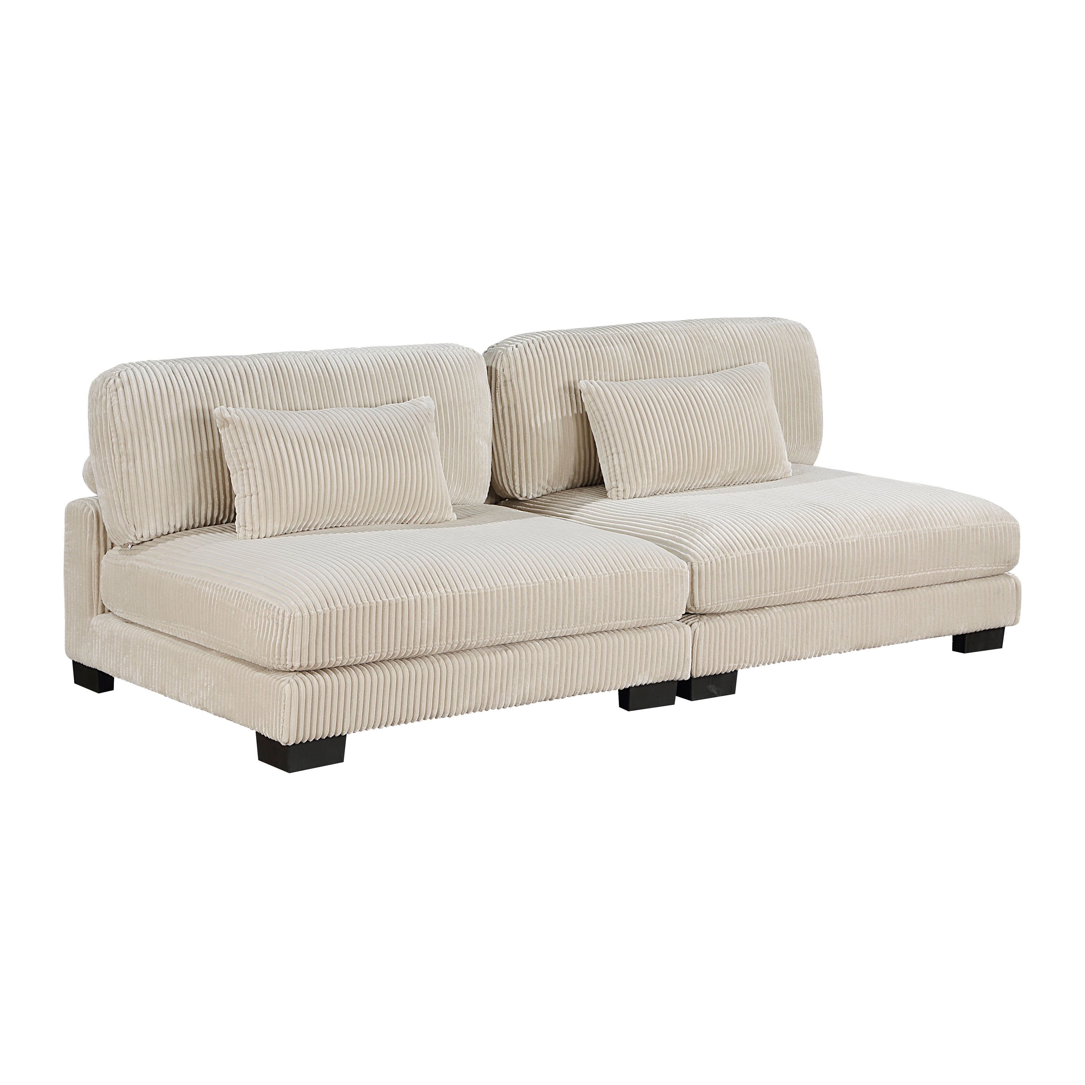 8555BE*6OT (6)6-Piece Modular Sectional with Ottoman - 8555BE*6OT - Bien Home Furniture &amp; Electronics