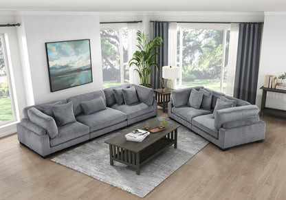 8555GY-2* (2)Love Seat - 8555GY-2* - Bien Home Furniture &amp; Electronics