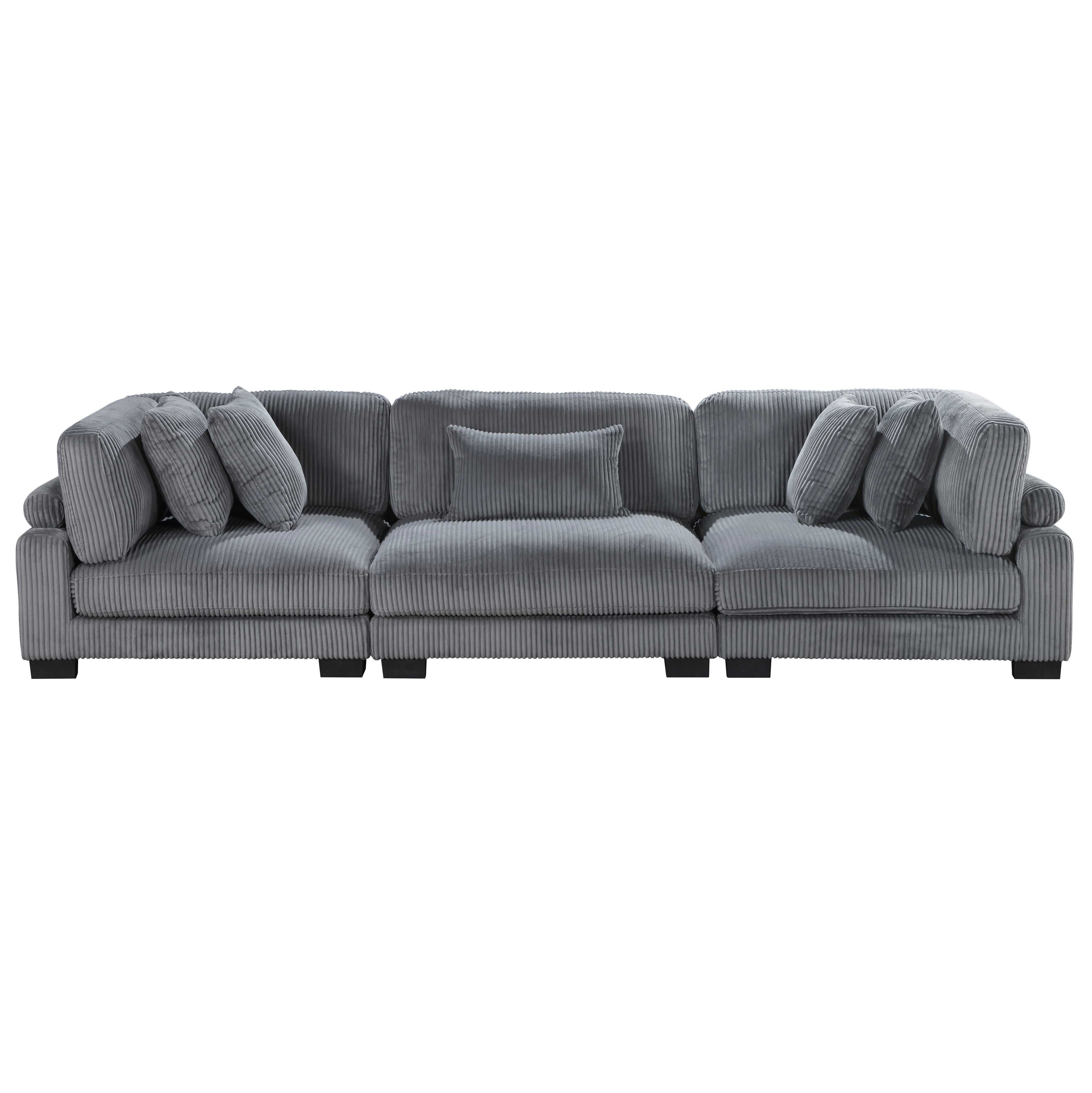 8555GY-3* (3)Sofa - 8555GY-3* - Bien Home Furniture &amp; Electronics