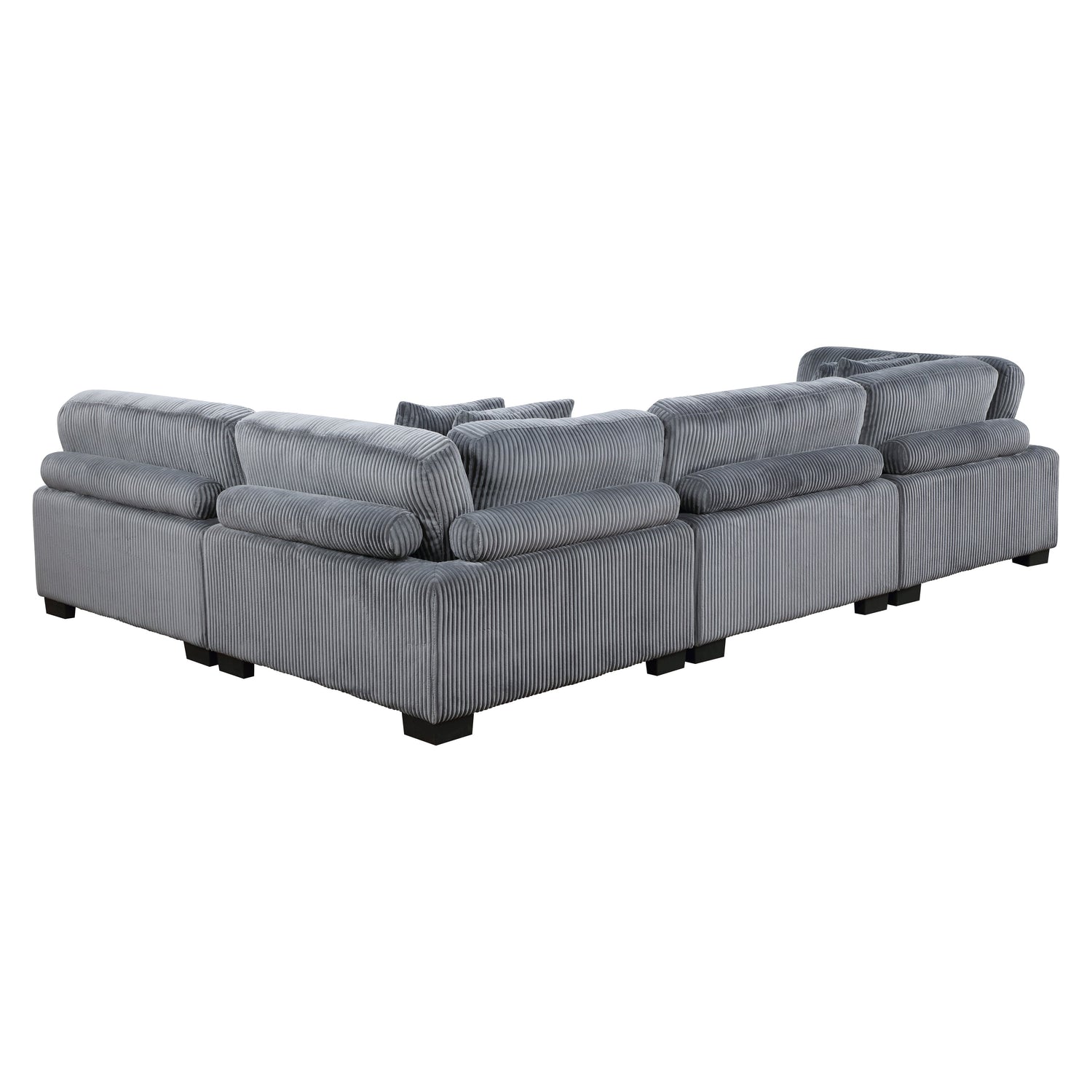 8555GY*4SC (4)4-Piece Modular Sectional - 8555GY*4SC - Bien Home Furniture &amp; Electronics