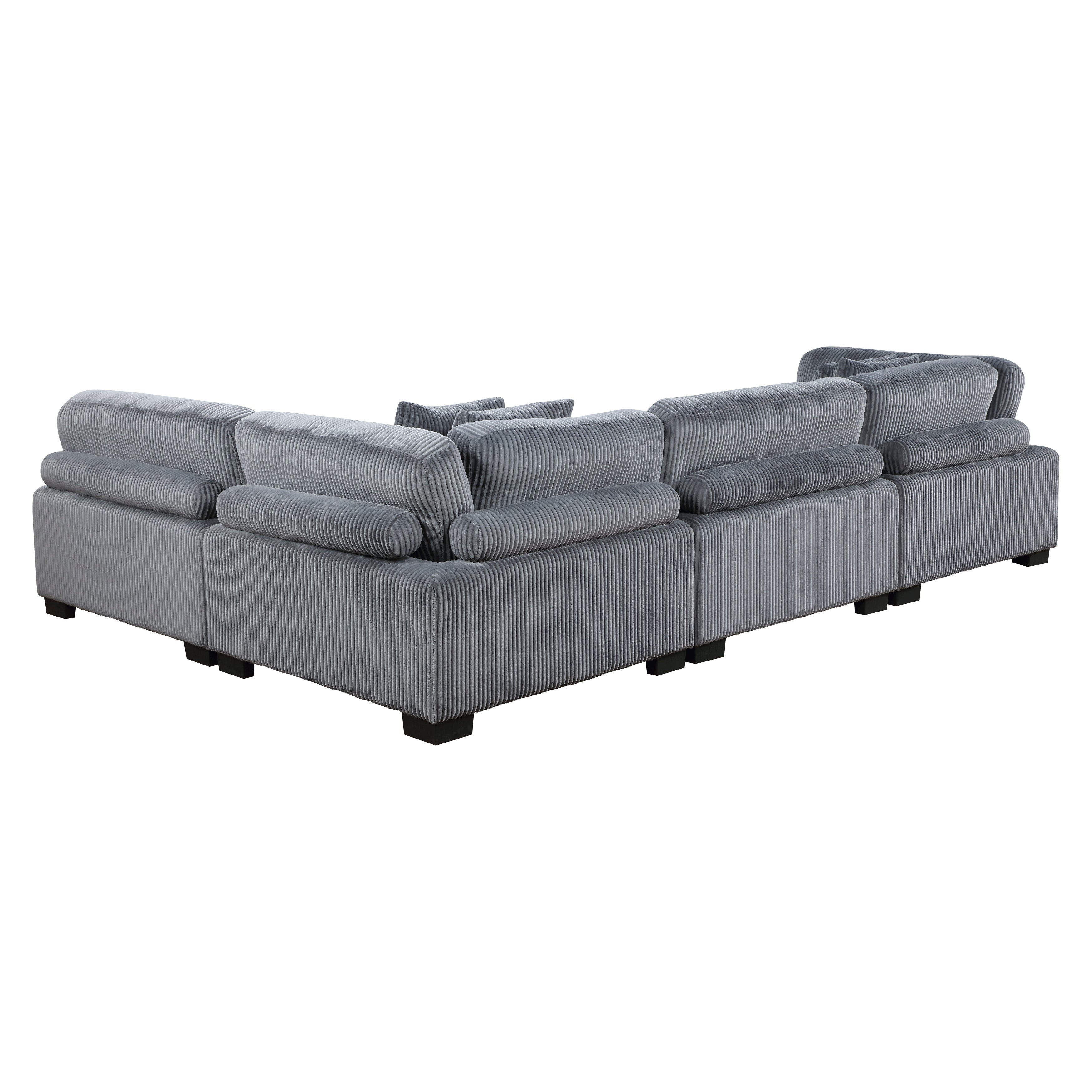 8555GY*4SC (4)4-Piece Modular Sectional - 8555GY*4SC - Bien Home Furniture &amp; Electronics