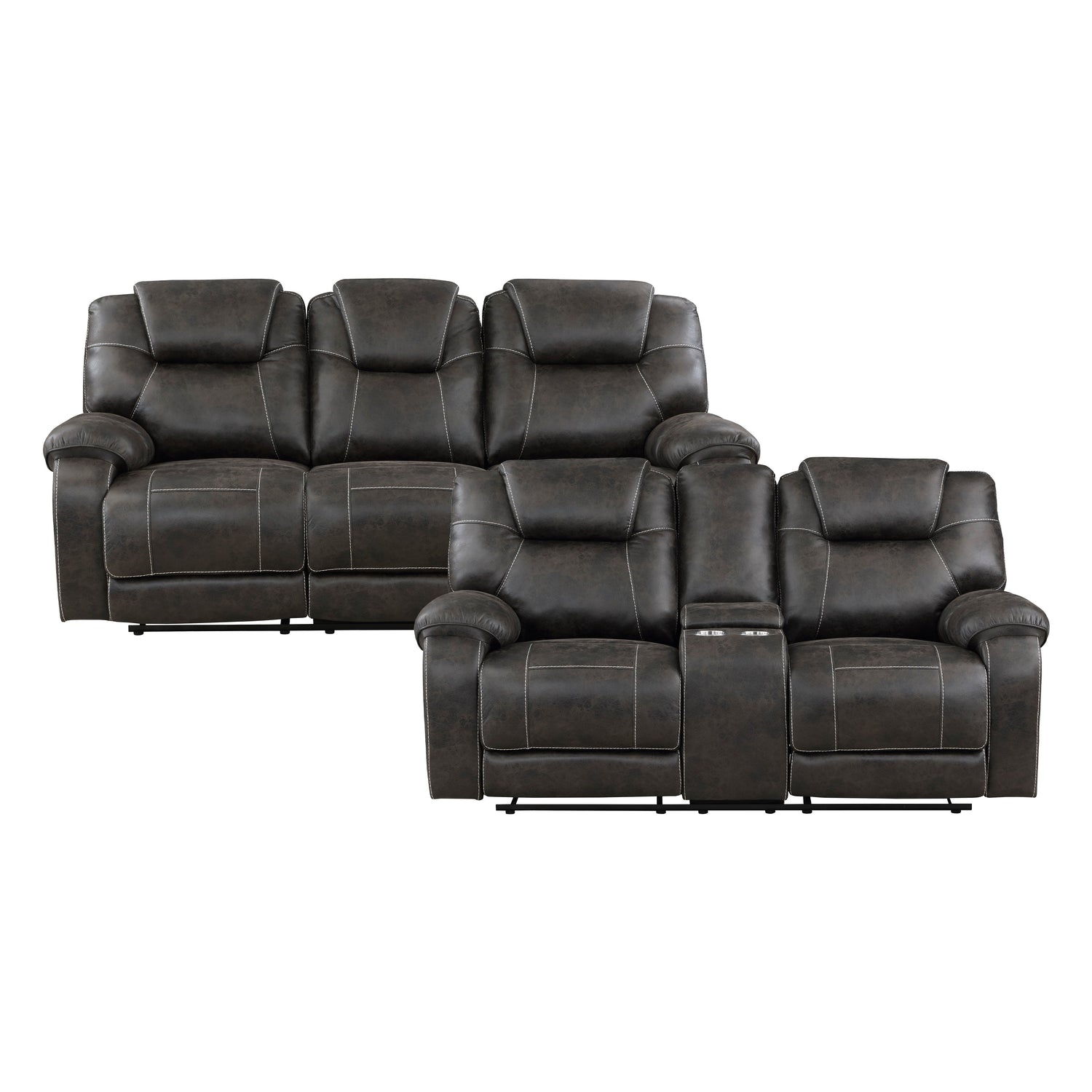 8560PM*2 2pc Set: Sofa, Love - 8560PM*2 - Bien Home Furniture &amp; Electronics