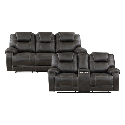 8560PM*2 2pc Set: Sofa, Love - 8560PM*2 - Bien Home Furniture &amp; Electronics