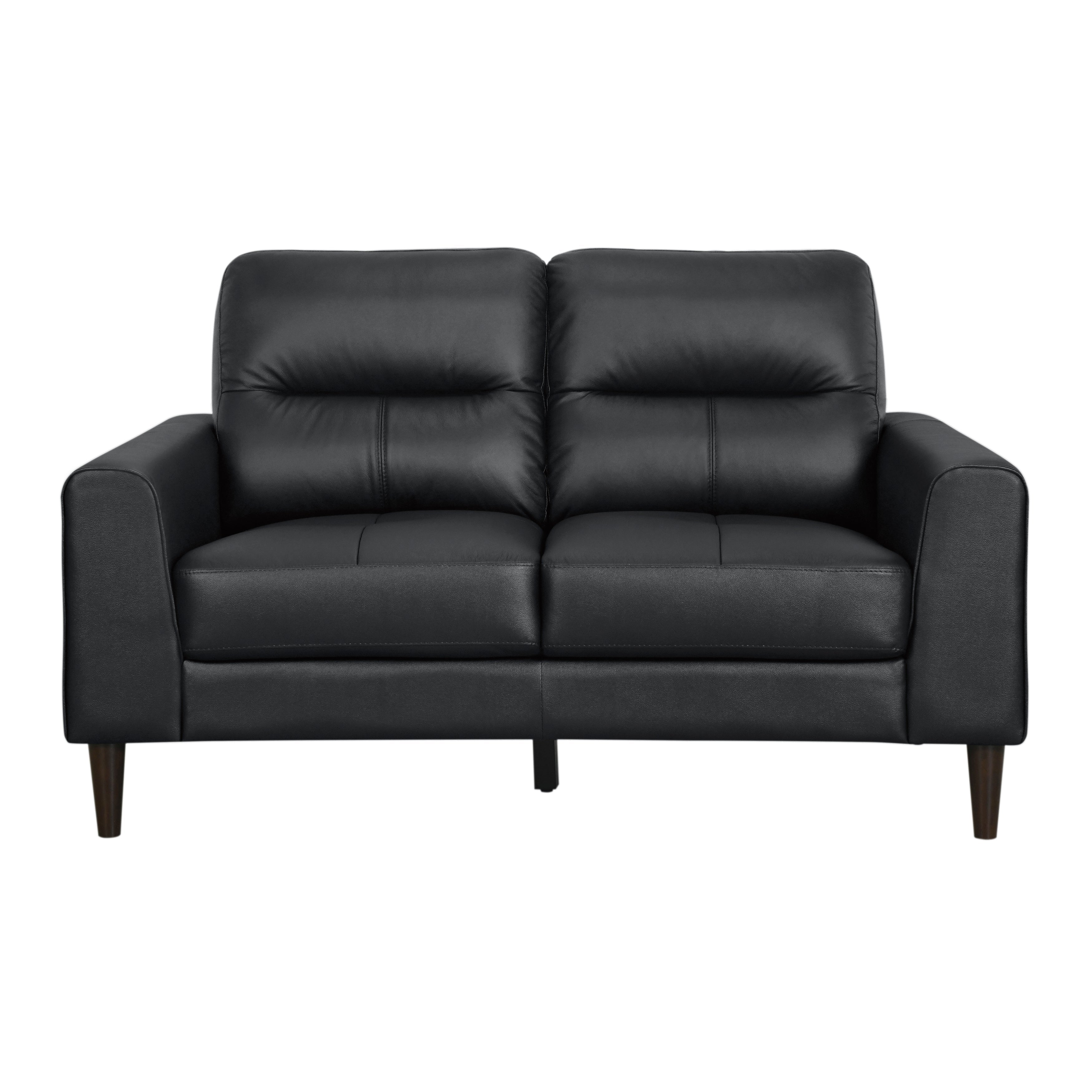8566BLK*2 2pc Set: Sofa, Love - 8566BLK*2 - Bien Home Furniture &amp; Electronics